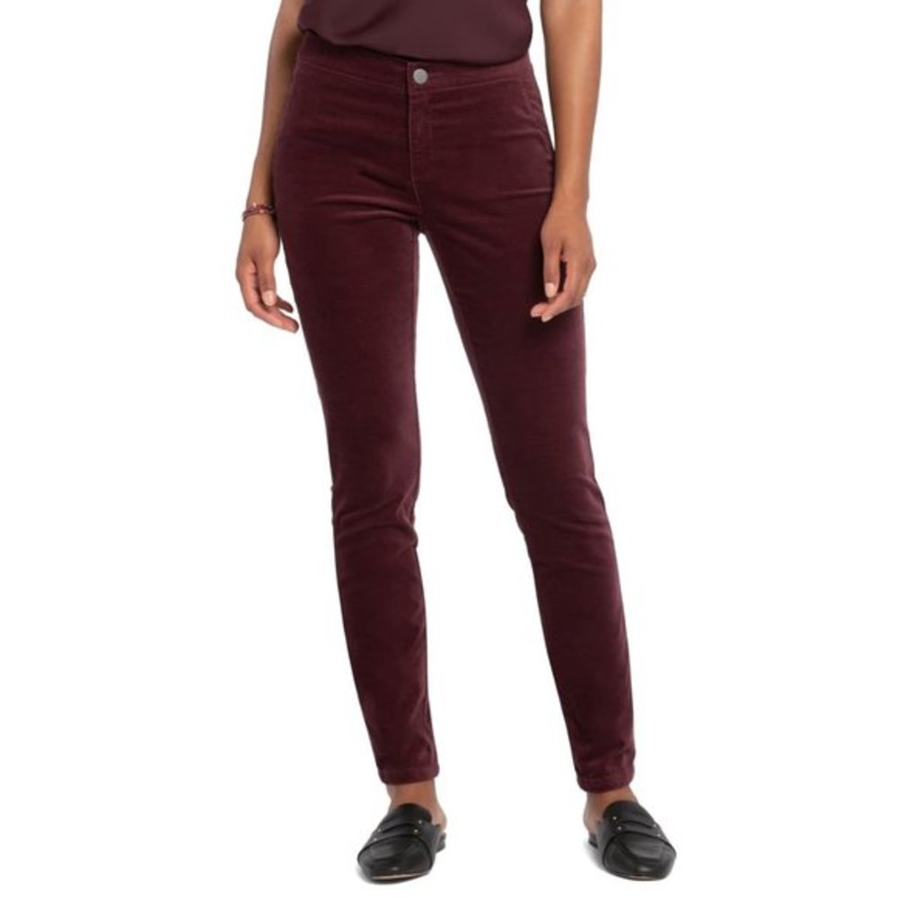 NWT Nordstrom Nic + Zoe Stretch Velvet Skinny Pant